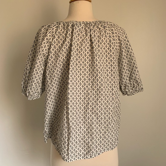 A NEW‎ DAY TARGET Black White Boho Size Small Top - Picture 5 of 8